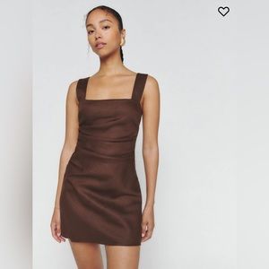 Reformation Kerrigan Dress. Color Cafe, Size 6. NWT